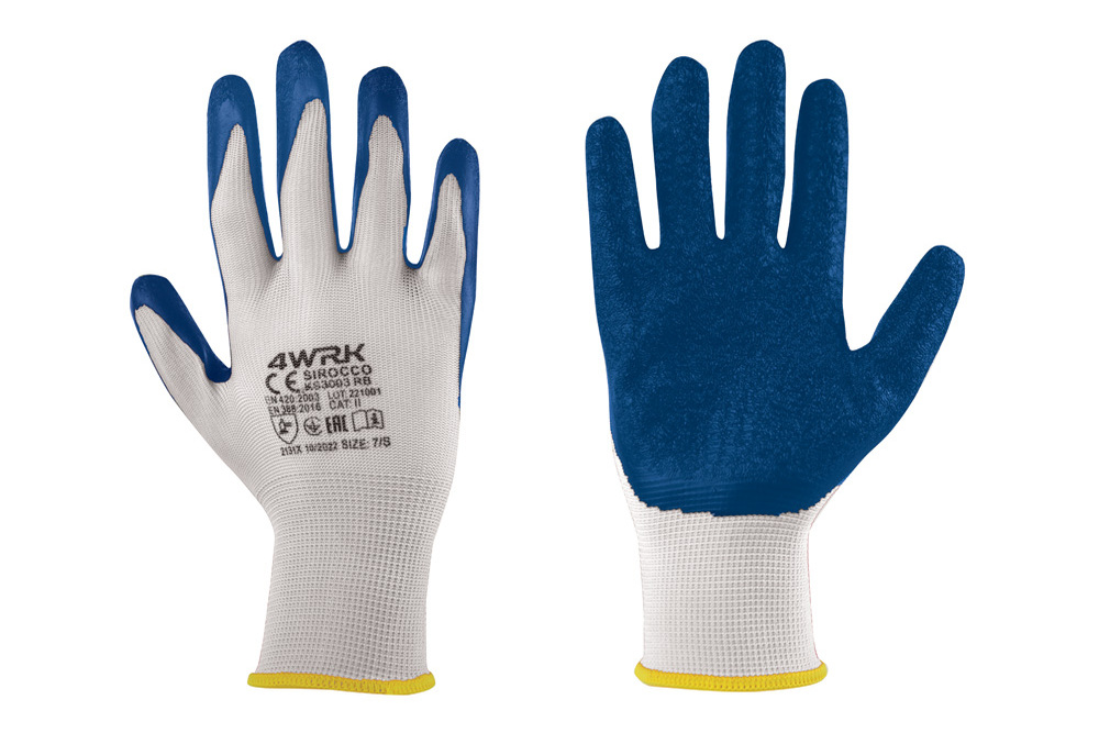 Rękawice rob 4WRK SIROCCO PES/LA KS3003 WBL 7/S